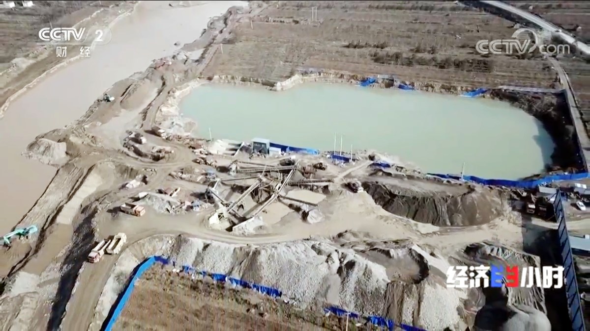 甘肃渭河砂石场导致水土流失，生态情况亟需整治