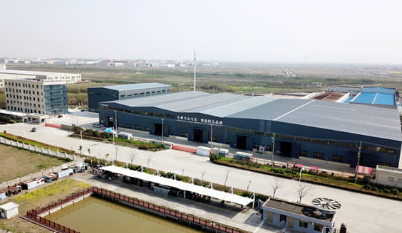 银钻国际江苏生产基地工厂高空实拍